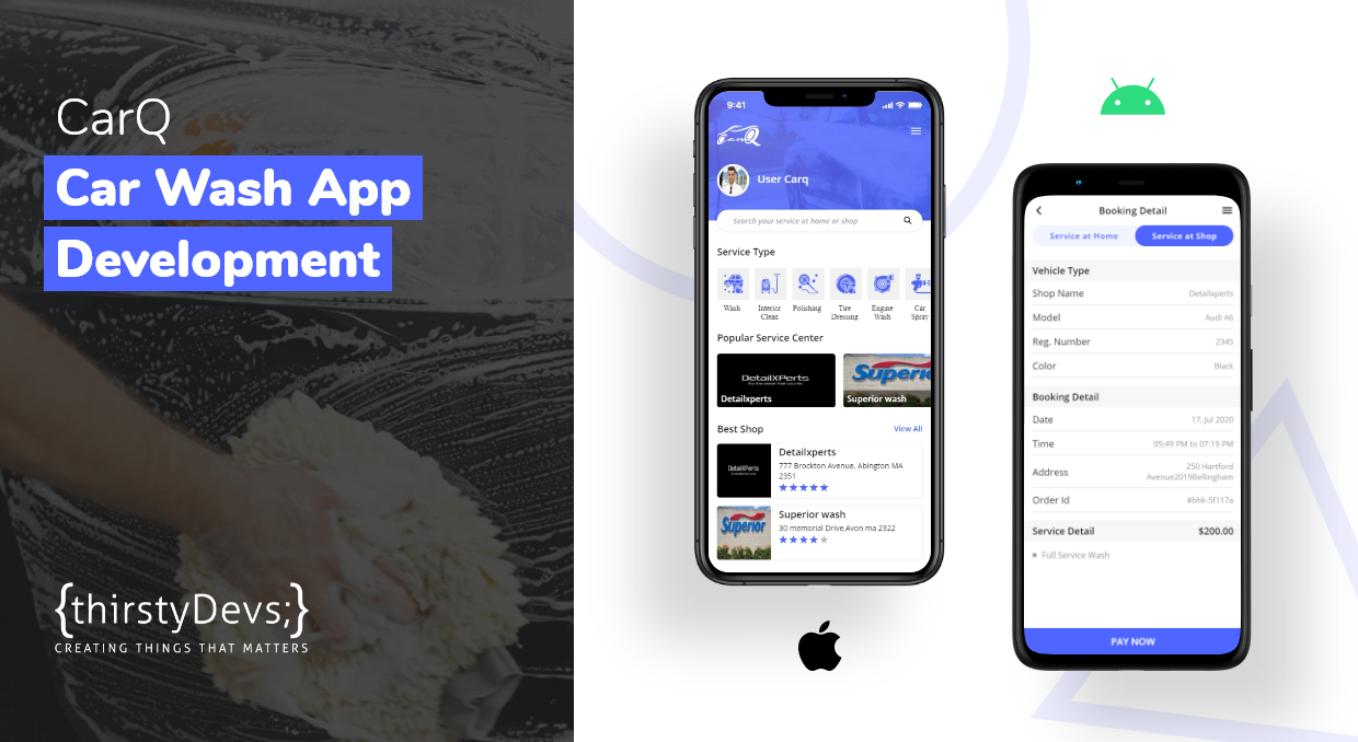 Car Wash App Development Cost and Features thirstyDevs