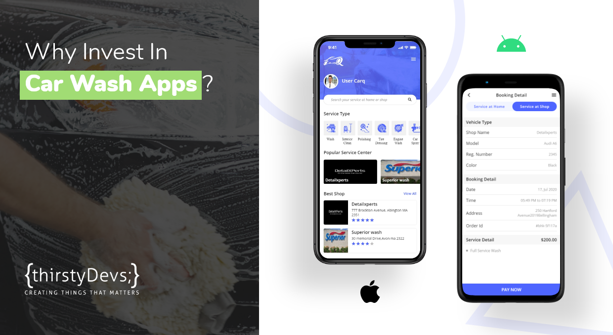 Why Invest In Car Wash Apps? thirstyDevs Infotech