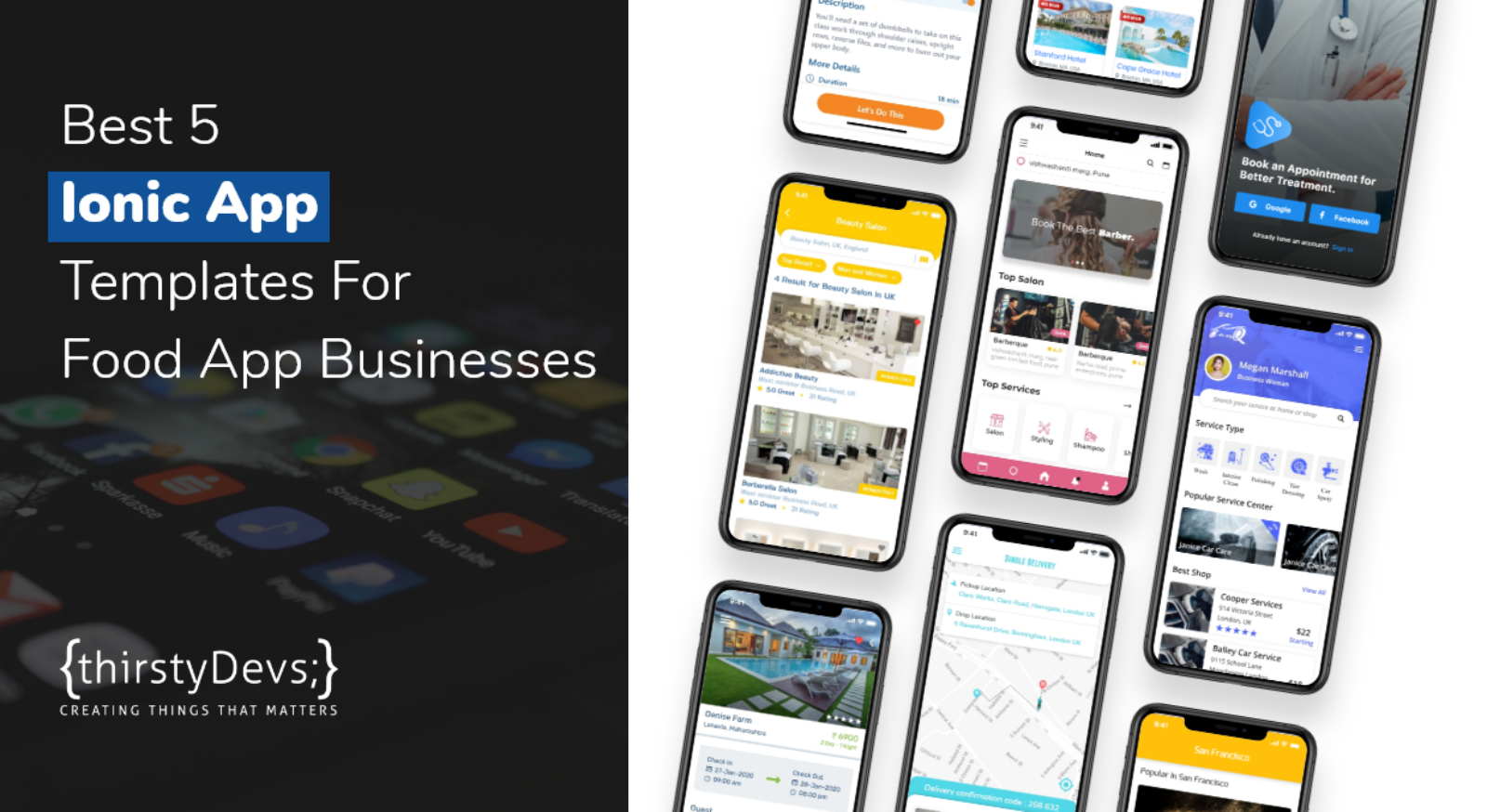 Top 5 Ionic App Development Templates For Food App Businesses