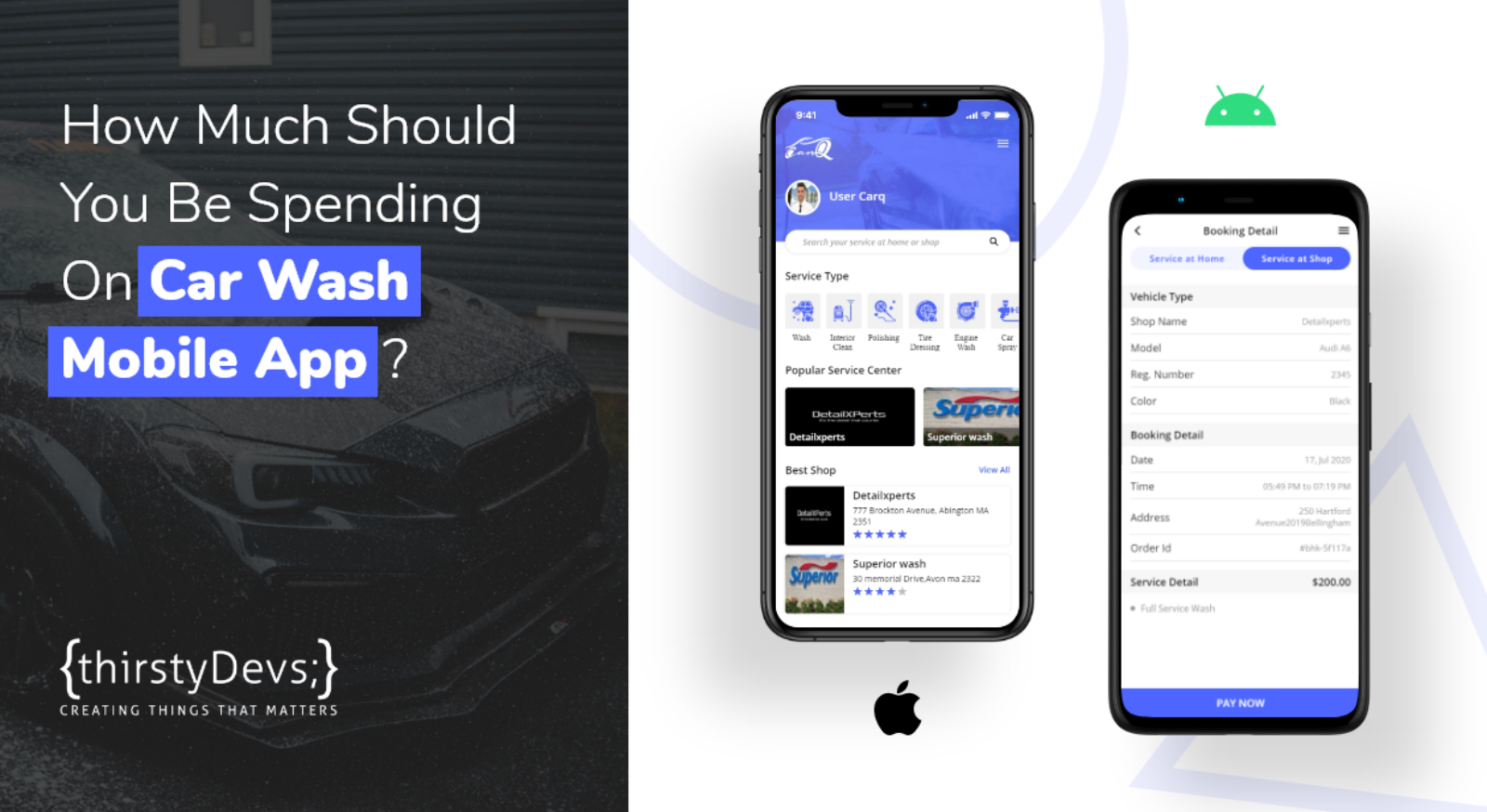 How Much Should You Be Spending On Car Wash Mobile App Development