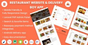 Food Ordering Website And Food Delivery Boy App