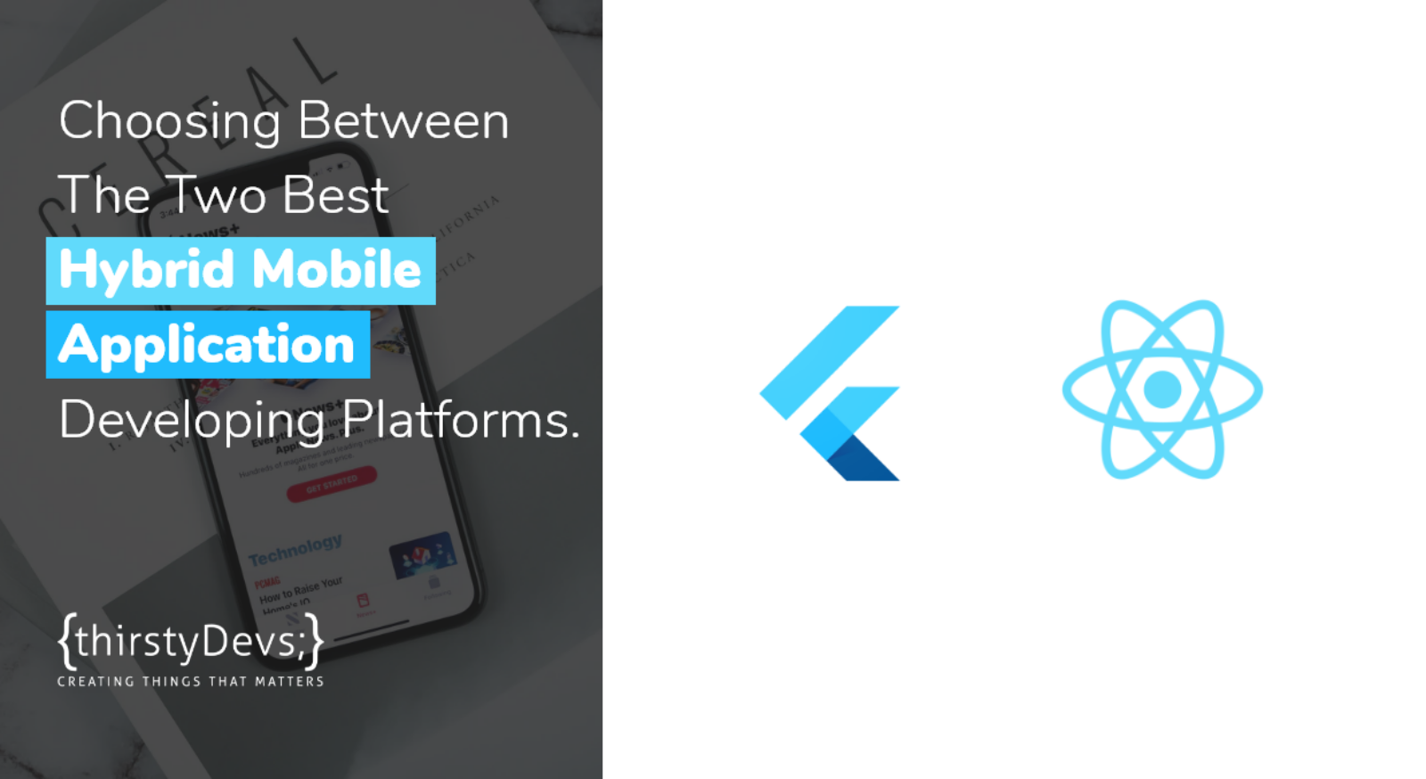 Choosing Between The Two Best Hybrid Mobile Application Developing Platforms