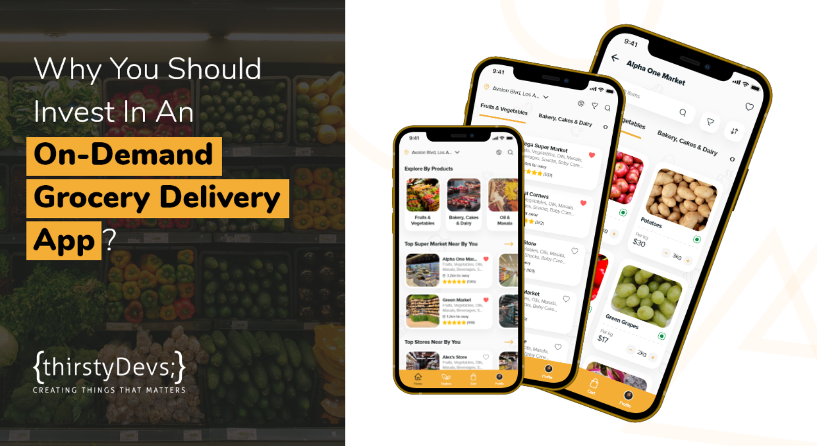 Why You Should Invest In An On-Demand Grocery Delivery App?